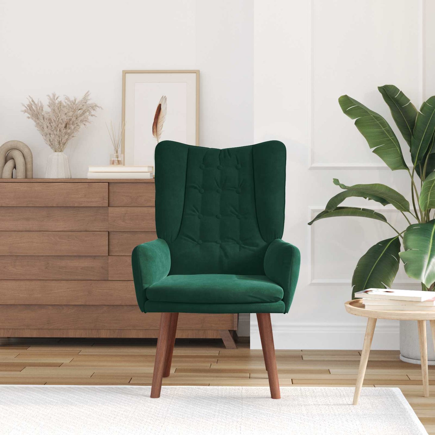poltrona Verde Scuro 63 x 67 x 94 cm Velluto | homemem39