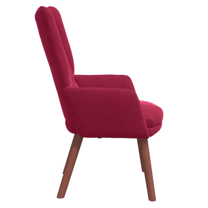 poltrona Rosso Vino 63 x 67 x 94 cm Velluto | homemem39