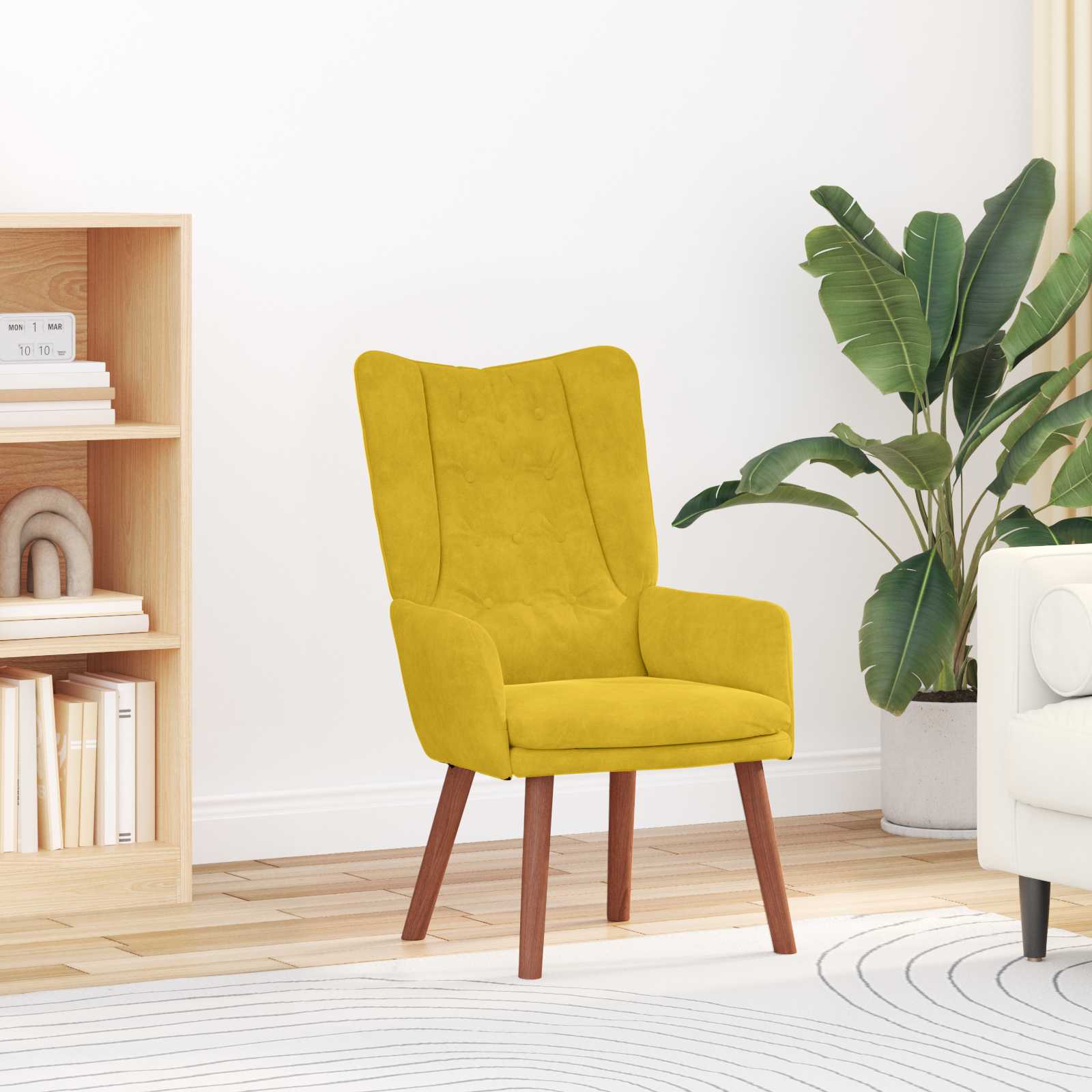 poltrona Giallo 63 x 67 x 94 cm Velluto | homemem39