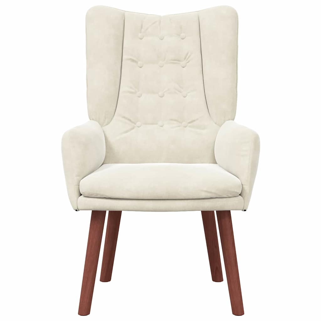 poltrona Crema 63 x 67 x 94 cm Velluto | homemem39