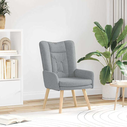 poltrona Grigio chiaro 63 x 67 x 94 cm Tessuto e compensato