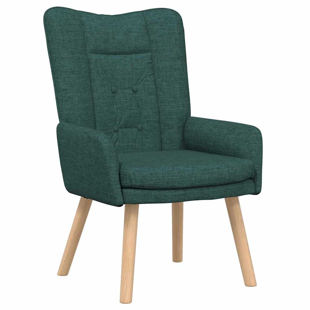 poltrona Verde Scuro 63 x 67 x 94 cm Tessuto e compensato | homemem39