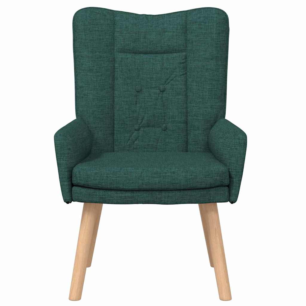 poltrona Verde Scuro 63 x 67 x 94 cm Tessuto e compensato | homemem39