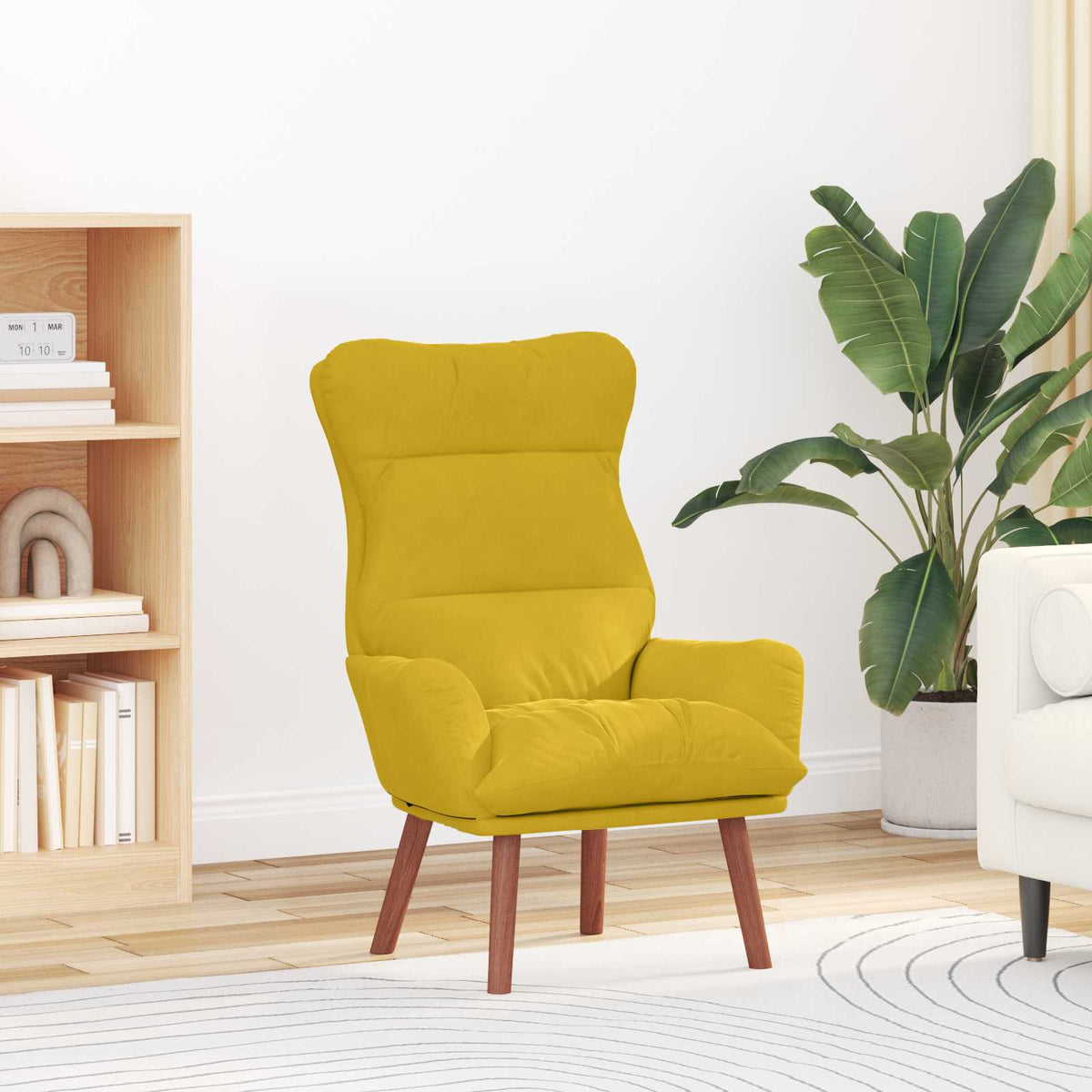 poltrona Giallo 69 x 74 x 93 cm Velluto | homemem39