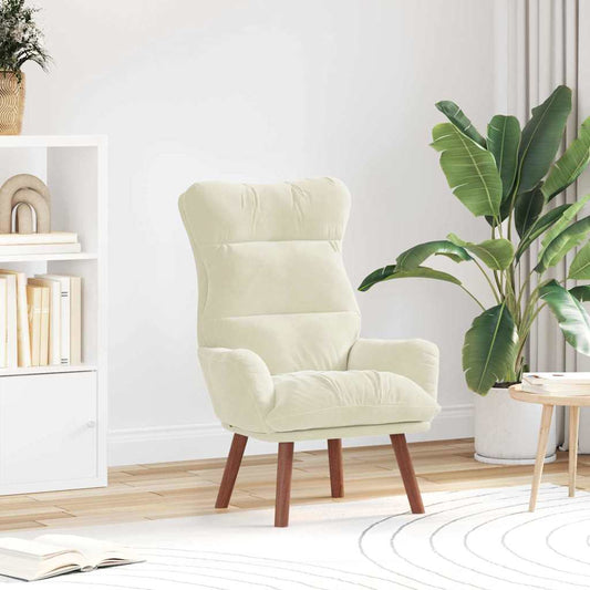 poltrona Crema 69 x 74 x 93 cm Velluto | homemem39