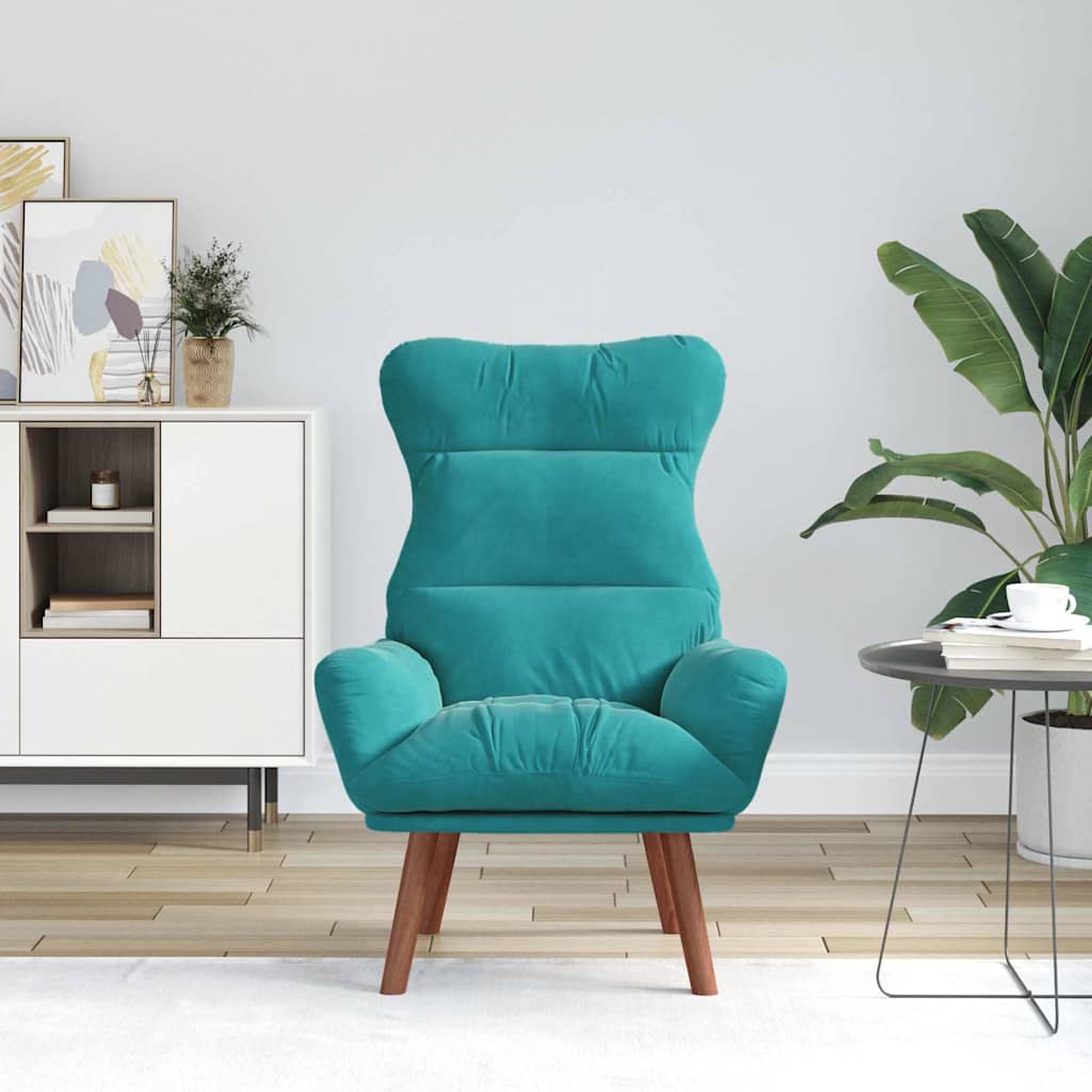 poltrona Turchese 69 x 74 x 93 cm Velluto | homemem39