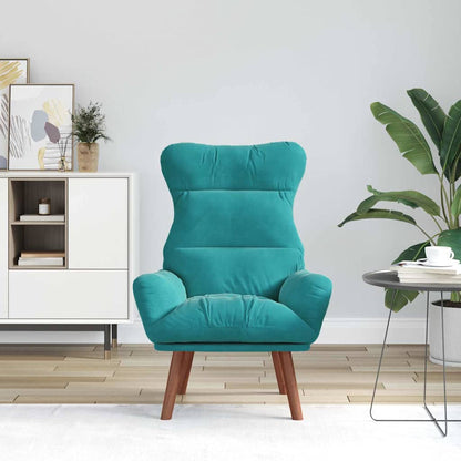 poltrona Turchese 69 x 74 x 93 cm Velluto | homemem39