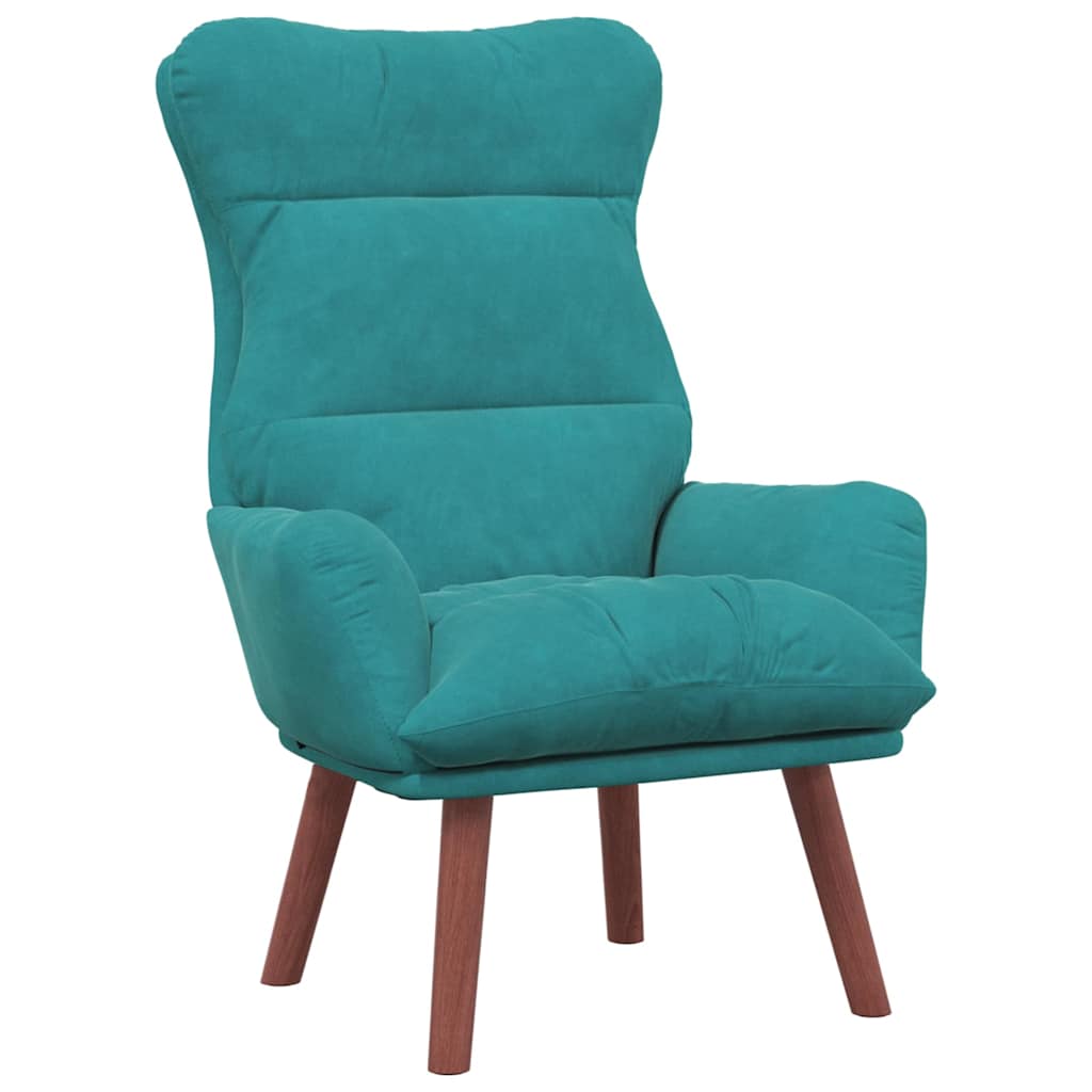 poltrona Turchese 69 x 74 x 93 cm Velluto | homemem39