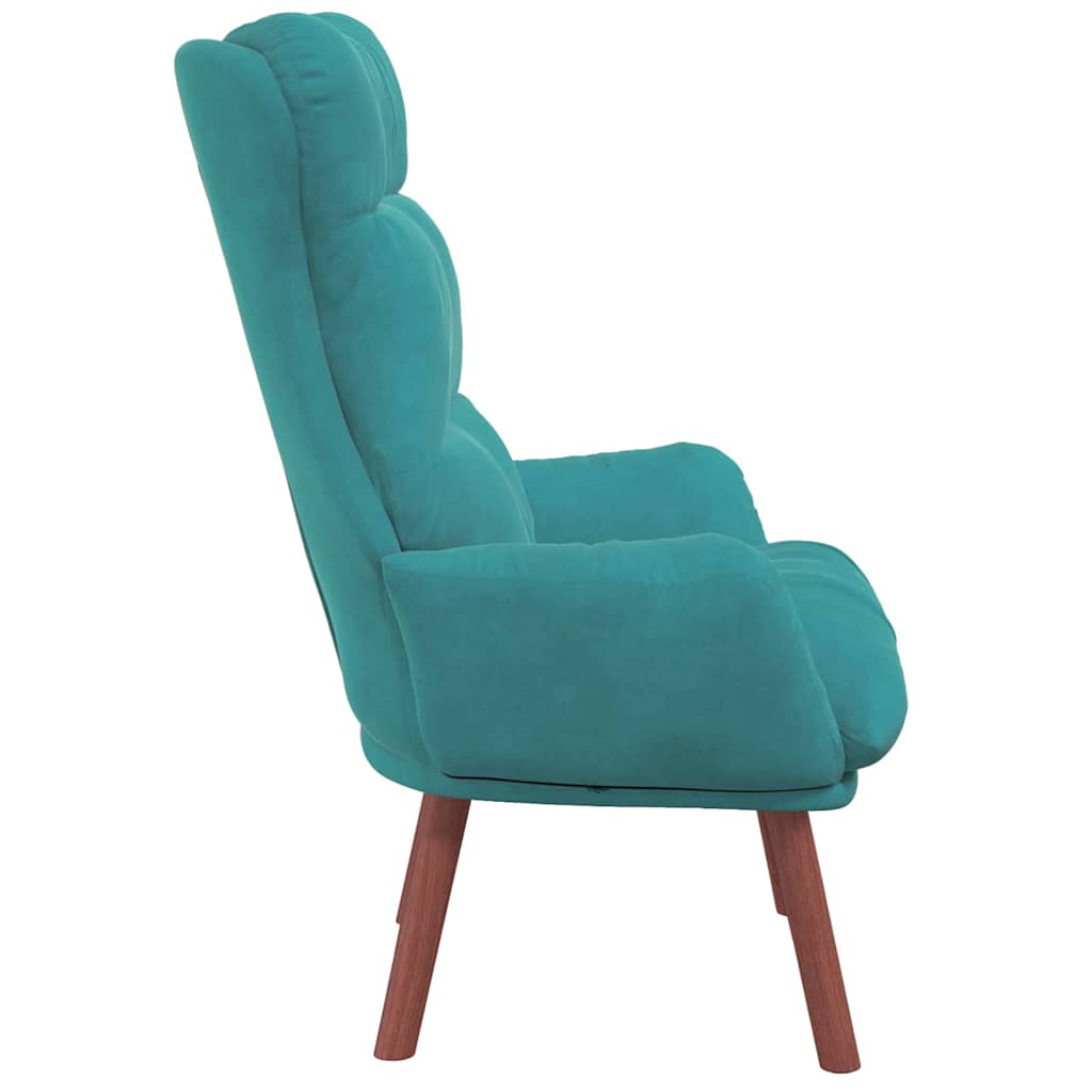 poltrona Turchese 69 x 74 x 93 cm Velluto | homemem39