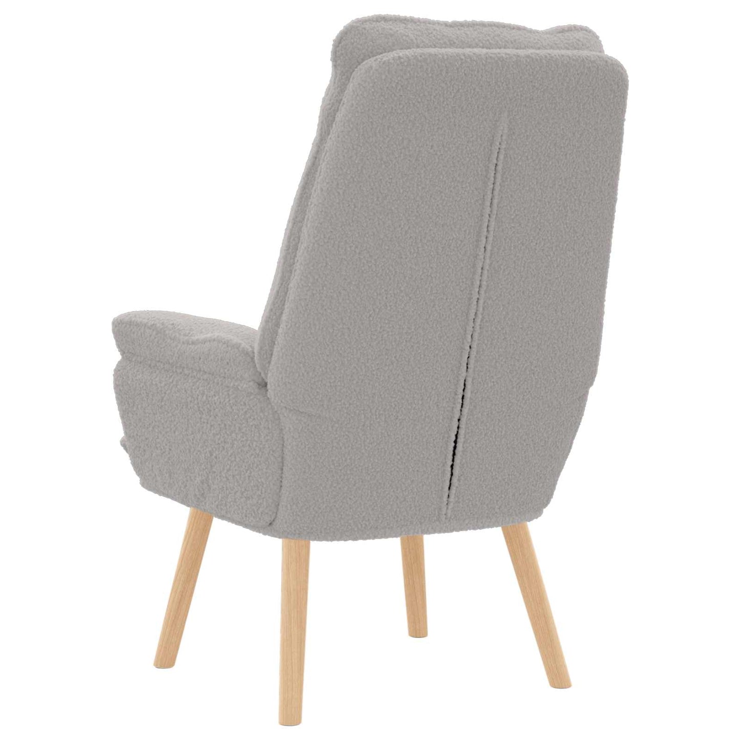 poltrona Grigio chiaro 69 x 74 x 93 cm Tessuto Sherpa | homemem39