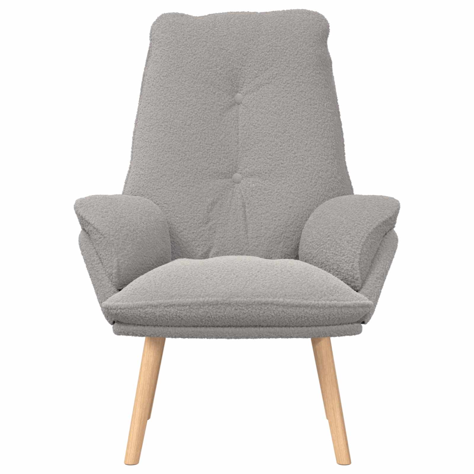 poltrona Grigio chiaro 69 x 74 x 93 cm Tessuto Sherpa | homemem39