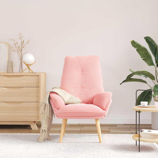 poltrona Rosa 69 x 74 x 93 cm Tessuto Sherpa | homemem39