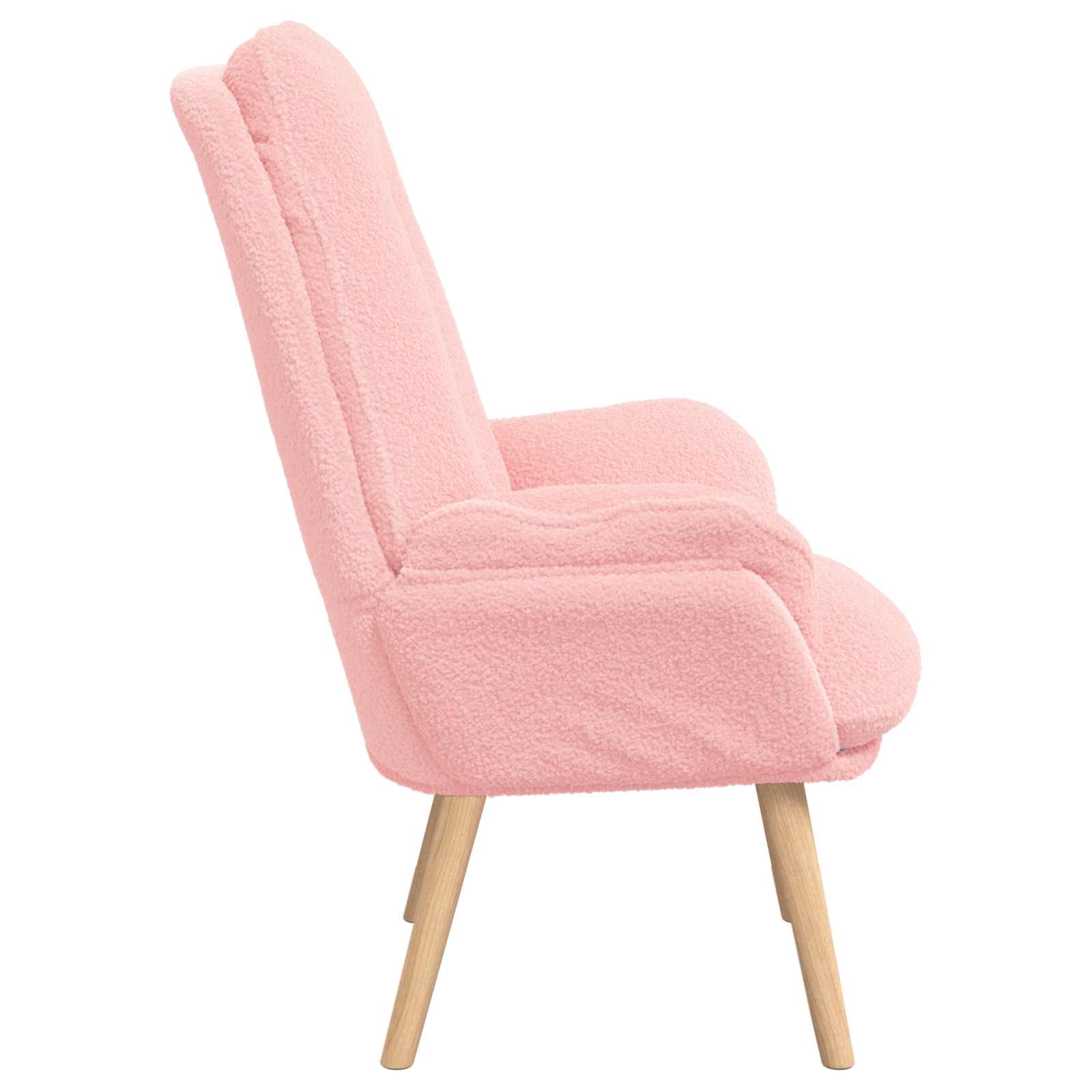 poltrona Rosa 69 x 74 x 93 cm Tessuto Sherpa | homemem39