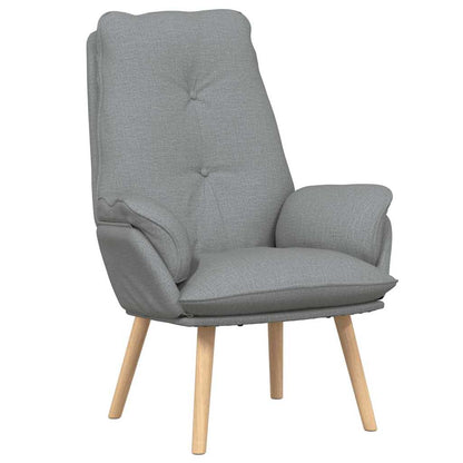poltrona Grigio chiaro 69 x 74 x 93 cm Tessuto e compensato