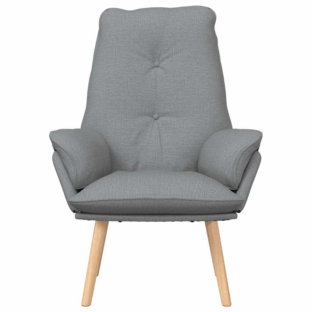 poltrona Grigio chiaro 69 x 74 x 93 cm Tessuto e Compensato