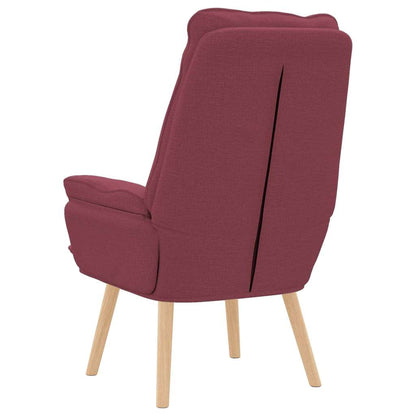 poltrona Rosso Vino 69 x 74 x 93 cm Tessuto e compensato