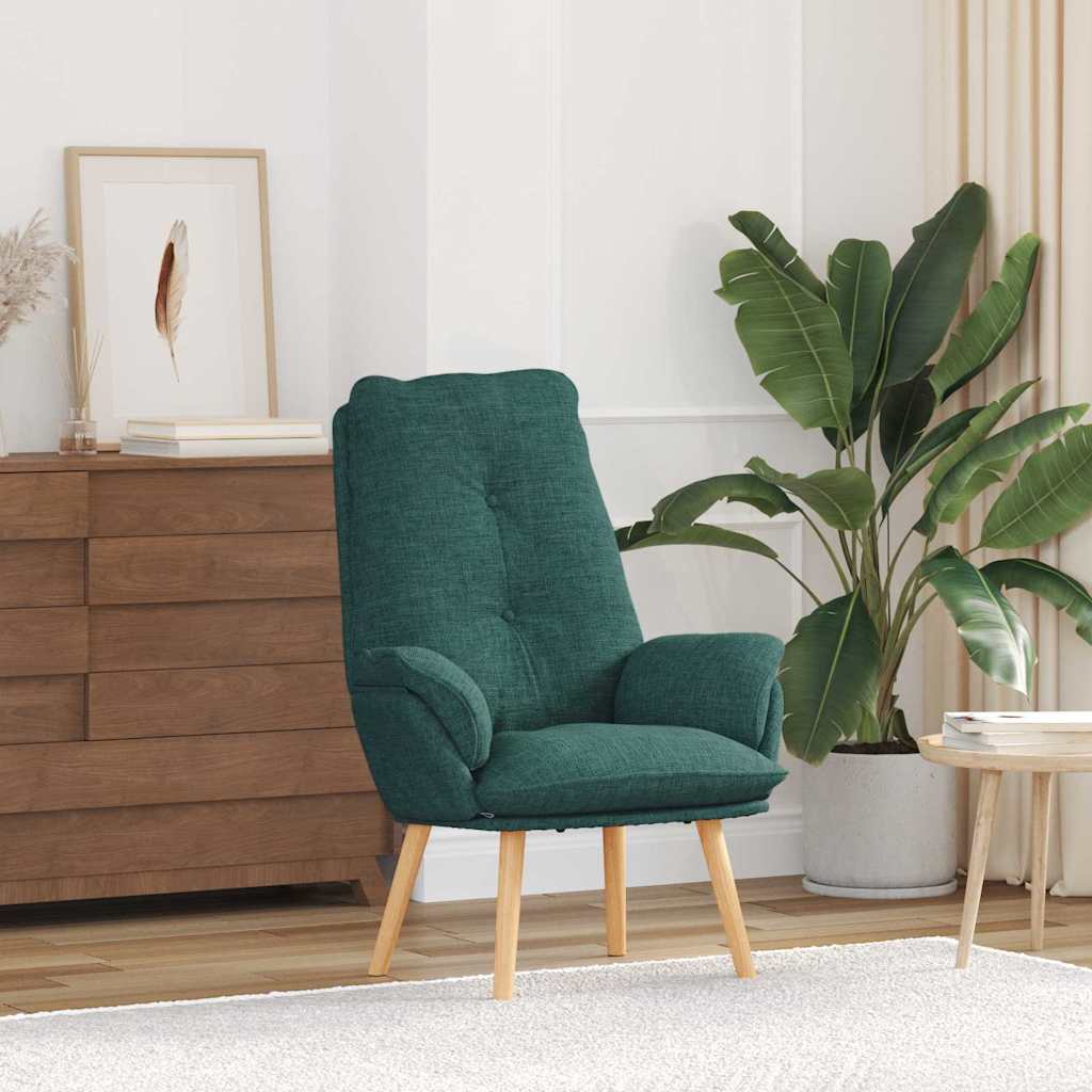 poltrona Verde Scuro 69 x 74 x 93 cm Tessuto e Compensato | homemem39