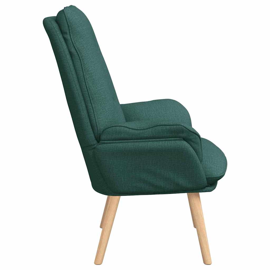 poltrona Verde Scuro 69 x 74 x 93 cm Tessuto e Compensato | homemem39