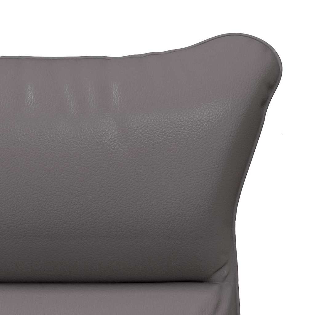 poltrona Grigio 69 x 74 x 93 cm Pelle Artificiale
