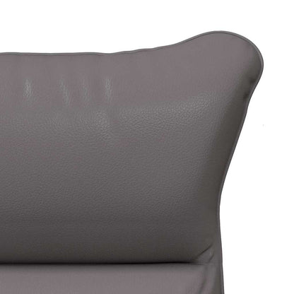 poltrona Grigio 69 x 74 x 93 cm Pelle Artificiale