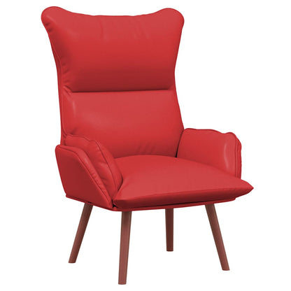 poltrona Rosso 69 x 74 x 93 cm Pelle Artificiale | homemem39