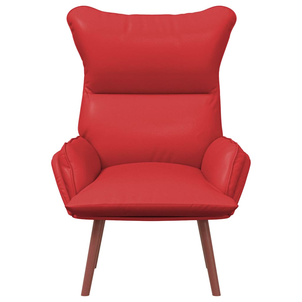 poltrona Rosso 69 x 74 x 93 cm Pelle Artificiale | homemem39