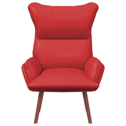 poltrona Rosso 69 x 74 x 93 cm Pelle Artificiale | homemem39