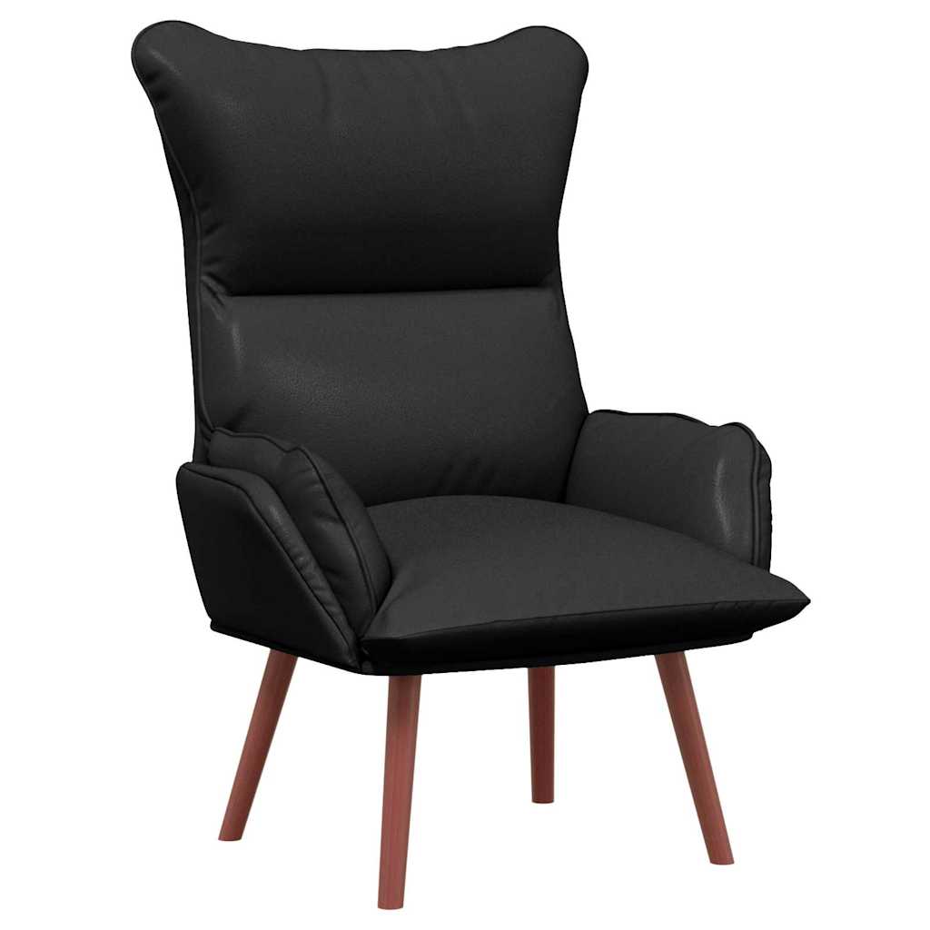 poltrona Nero 69 x 74 x 93 cm Pelle Artificiale