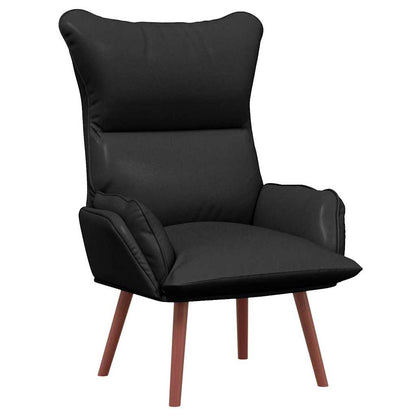 poltrona Nero 69 x 74 x 93 cm Pelle Artificiale