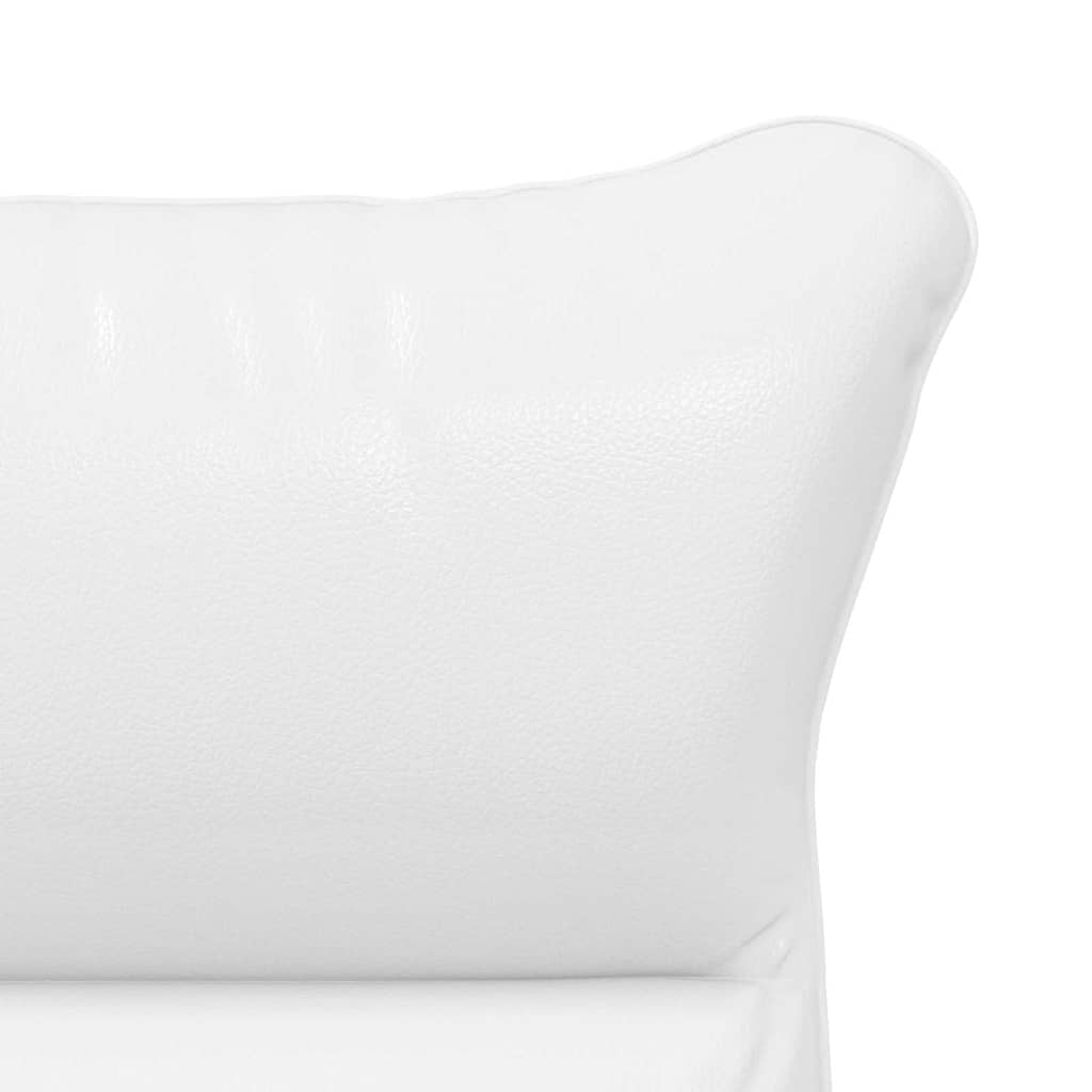 poltrona Bianco 69 x 74 x 93 cm Pelle Artificiale