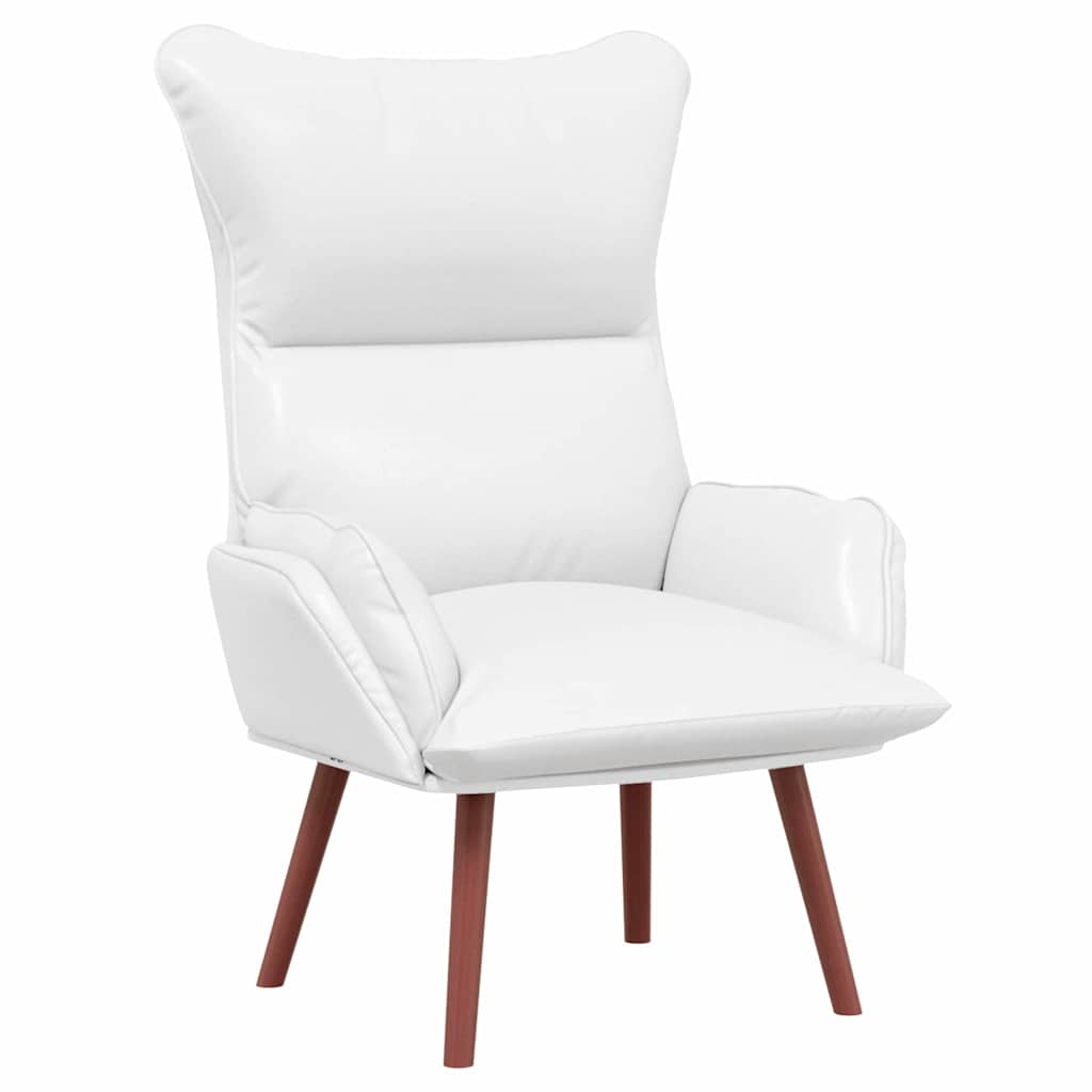 poltrona Bianco 69 x 74 x 93 cm Pelle Artificiale
