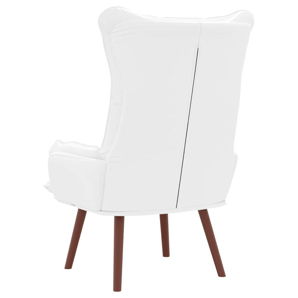 poltrona Bianco 69 x 74 x 93 cm Pelle Artificiale
