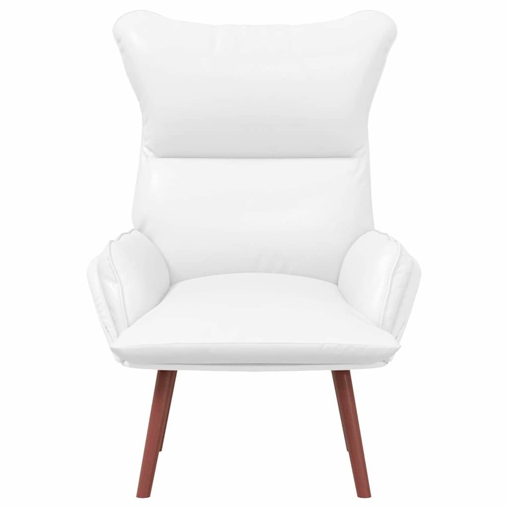 poltrona Bianco 69 x 74 x 93 cm Pelle Artificiale