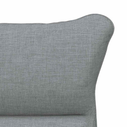 poltrona Grigio chiaro 69 x 74 x 93 cm Tessuto e compensato