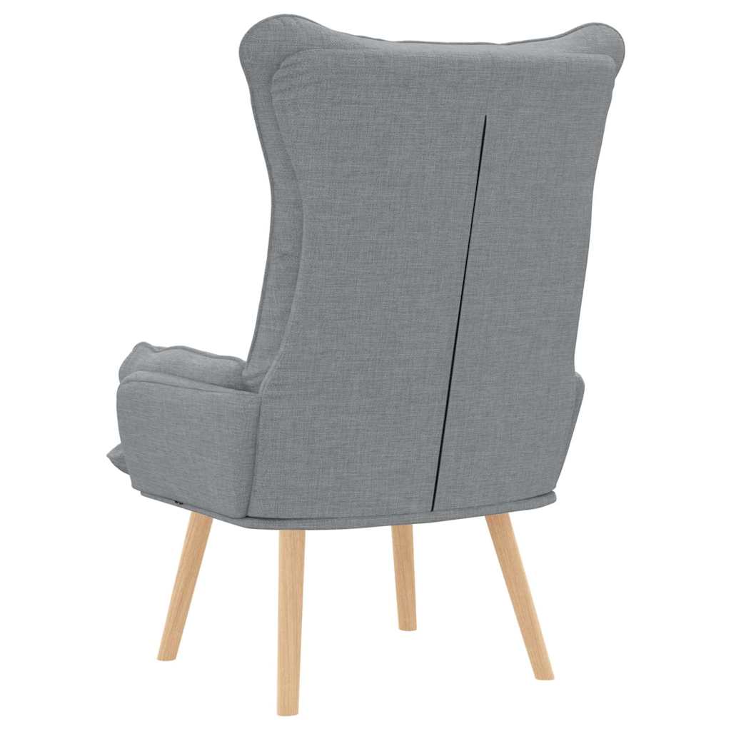 poltrona Grigio chiaro 69 x 74 x 93 cm Tessuto e compensato
