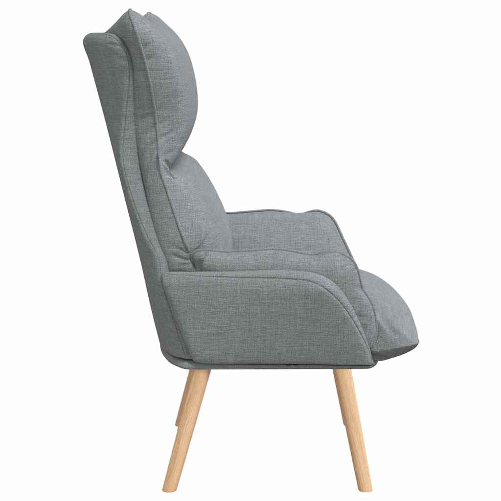 poltrona Grigio chiaro 69 x 74 x 93 cm Tessuto e compensato