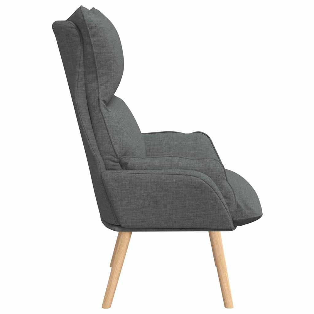 poltrona Grigio scuro 69 x 74 x 93 cm Tessuto e compensato