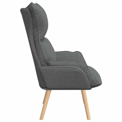 poltrona Grigio scuro 69 x 74 x 93 cm Tessuto e compensato