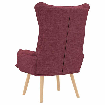 poltrona Rosso Vino 69 x 74 x 93 cm Tessuto e compensato