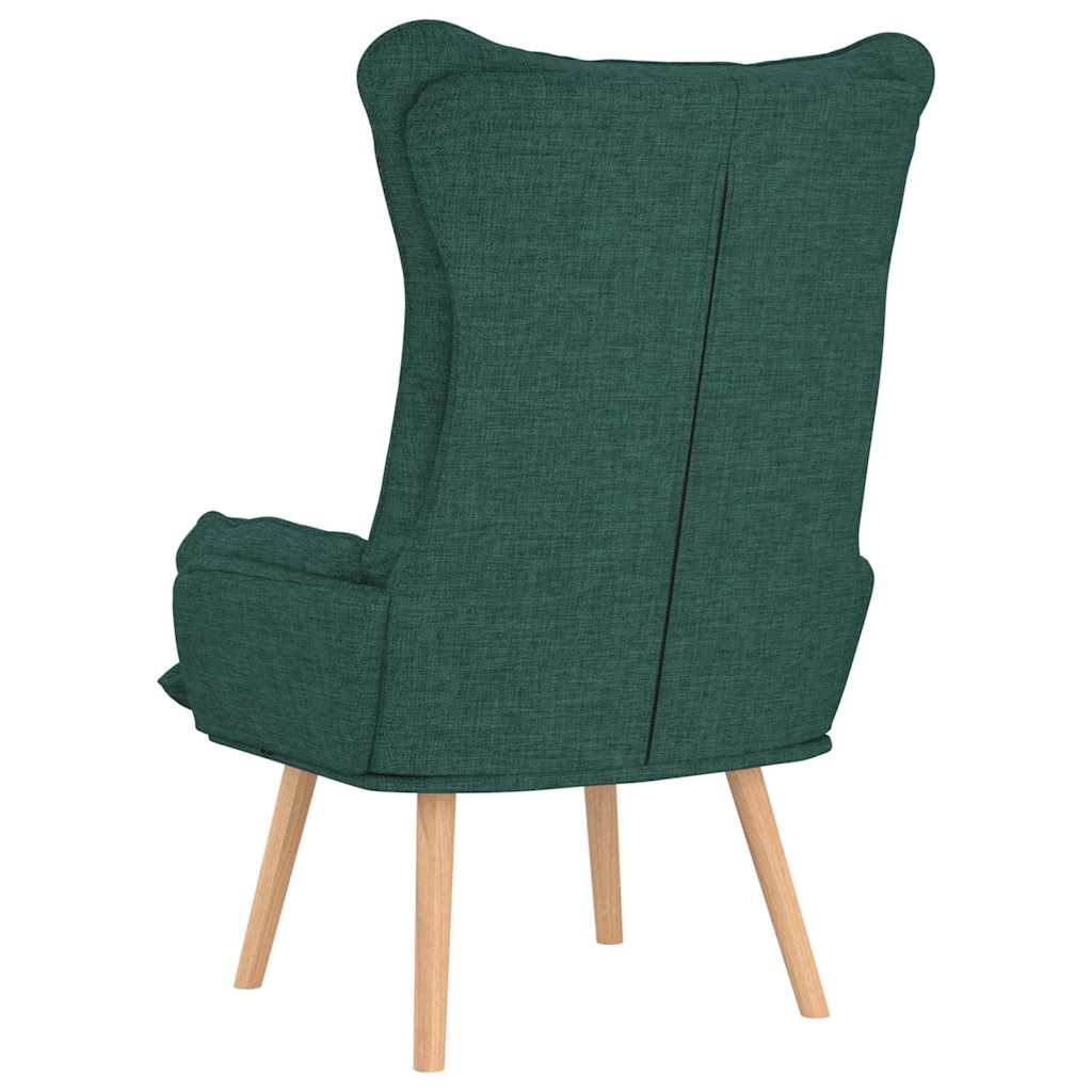 poltrona Verde Scuro 69 x 74 x 93 cm Tessuto e compensato