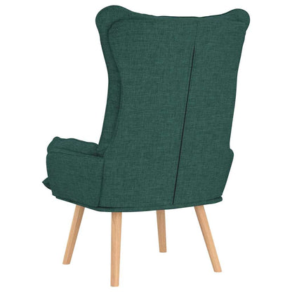 poltrona Verde Scuro 69 x 74 x 93 cm Tessuto e compensato