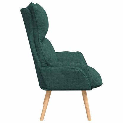 poltrona Verde Scuro 69 x 74 x 93 cm Tessuto e compensato