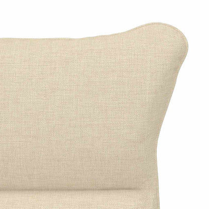 poltrona Crema 69 x 74 x 93 cm Tessuto e compensato