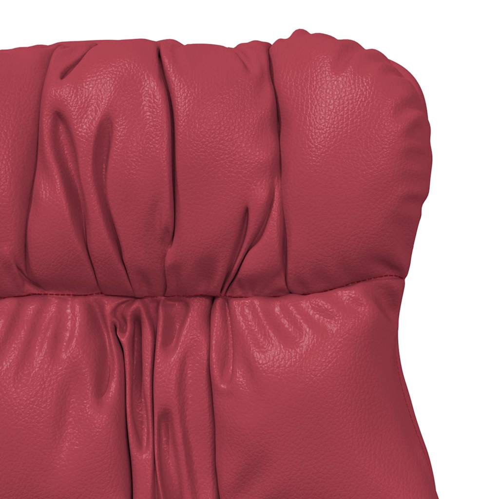poltrona Rosso Vino 69 x 74 x 93 cm Pelle Artificiale | homemem39