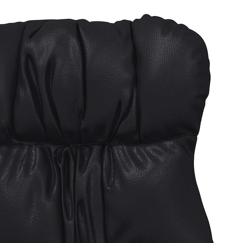 poltrona Nero 69 x 74 x 93 cm Pelle Artificiale