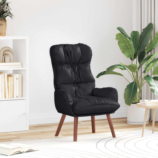 poltrona Nero 69 x 74 x 93 cm Pelle Artificiale