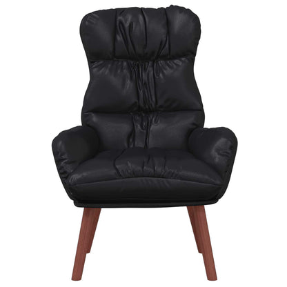 poltrona Nero 69 x 74 x 93 cm Pelle Artificiale | homemem39