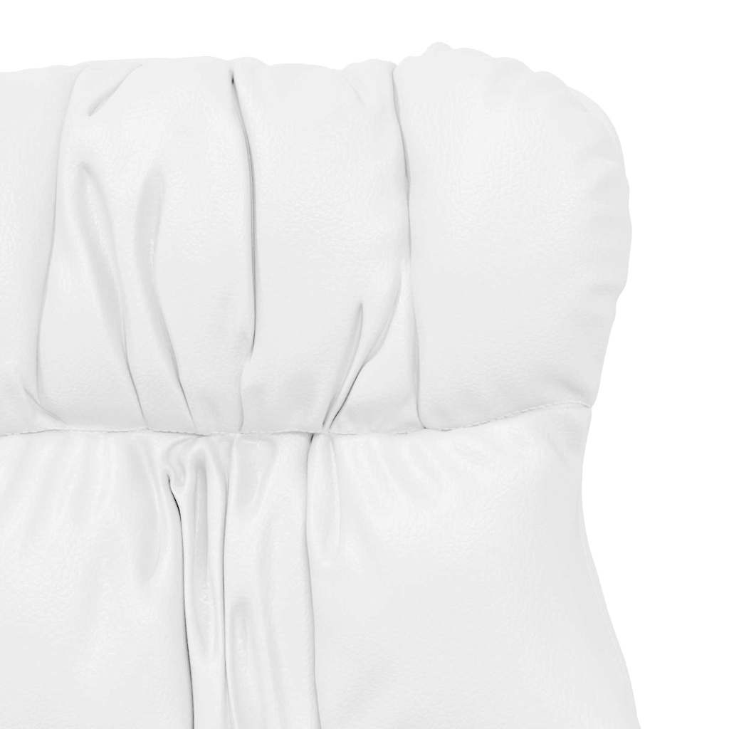 poltrona Bianco 69 x 74 x 93 cm Pelle Artificiale