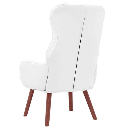 poltrona Bianco 69 x 74 x 93 cm Pelle Artificiale