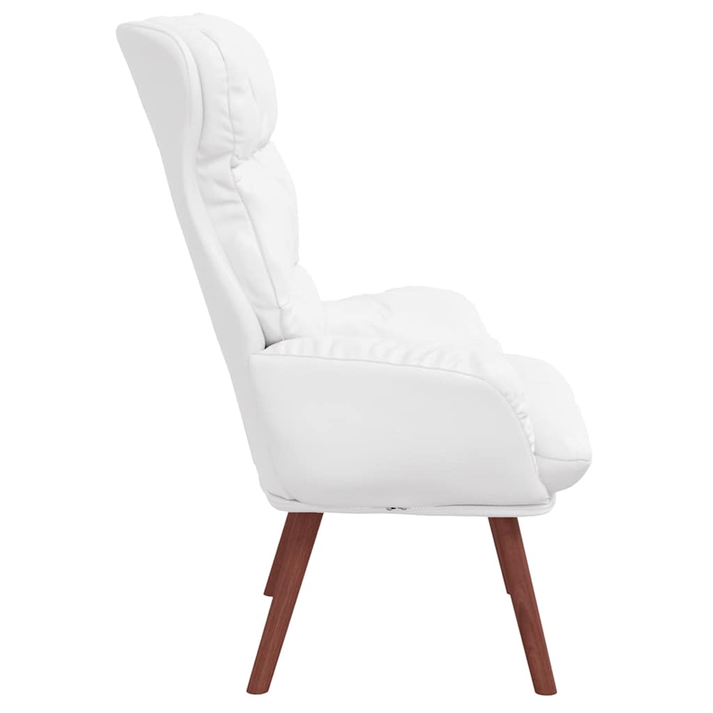 poltrona Bianco 69 x 74 x 93 cm Pelle Artificiale